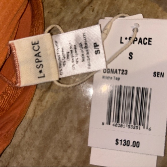 L*Space Nikita Bikini Top Wired Sienna Size S - Picture 6 of 6